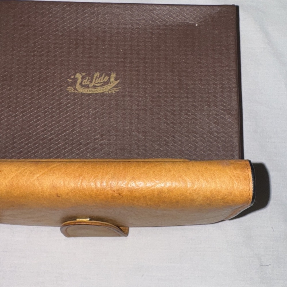 Vintage Di Lido Amity Cowhide Leather Womens Kiss Snap Coin Checkbook Wallet - Picture 12 of 16